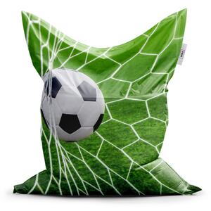 Sablio Sedací vak Classic Fotbalový míč v bráně - 150x100 cm