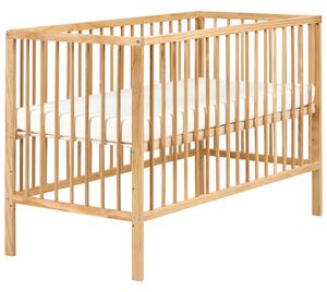 Dětská postýlka Borovicové dřevo BELENGER 60 x 120 cm Světle hnědá