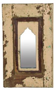 Zrcadlo v rámu z teakového dřeva, 37x3x60cm
