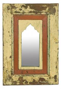 Zrcadlo v rámu z teakového dřeva, 35,5x3x52,5cm