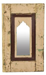 Zrcadlo v rámu z teakového dřeva, 36x3x60cm
