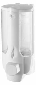 AQUALINE 72027 Dávkovač tekutého mýdla nástěnný, 350 ml, bílá