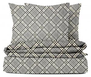 Ervi Bavlněné povlečení - Grey Tartan
