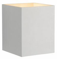 LUCIDE XERA Wall light Square 1x9-G9 H10 W10 L8 White, nástěnné svítidlo