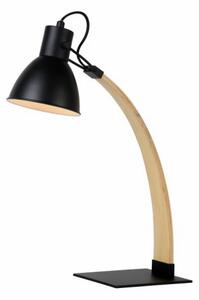 LUCIDE CURF Desk Lamp E27/60W Black, stolní lampa