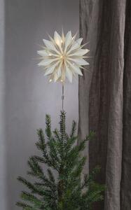 Bílá světelná dekorace s vánočním motivem Flinga – Star Trading