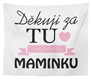 Sablio Deka Děkuju za tu nejlepší maminku: 150x120 cm