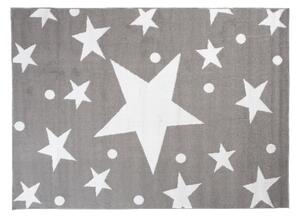 TAPISO Kusový koberec BALI - světle šedý - hvězdičky 1 Rozměr koberce: 120x170 cm