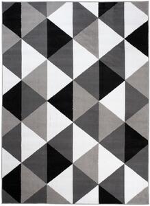 TAPISO Kusový koberec BALI - šedé - trojúhelníky 1 Rozměr koberce: 80x150 cm