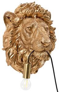 Nástěnná lampa Lev SIMBA Zlatá