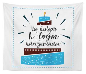Sablio Deka Vše nejlepší k tvým narozeninám: 150x120 cm