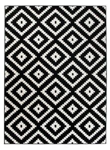 TAPISO Kusový koberec MAROKO - černý - obrazce 1 Rozměr koberce: 60x100 cm