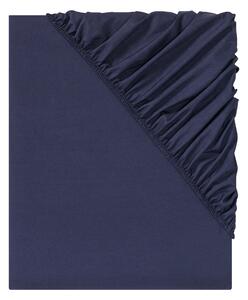 Livarno home Napínací prostěradlo z mikrovlákna Renforcé, 90-100 x 200 cm (navy modrá) (100386756001)