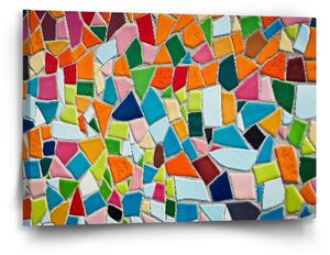 Sablio Obraz Barevná mozaika - 60x40 cm