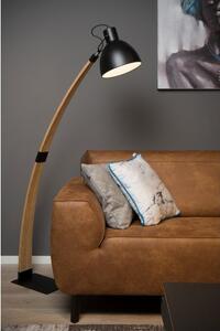 LUCIDE CURF Floor Lamp E27/60W Black, stojací lampa