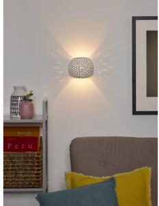 LUCIDE GIPSY Wall Light Round G9 15x12x11cm White, nástěnné svítidlo