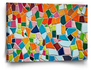 Sablio Obraz Barevná mozaika - 120x80 cm