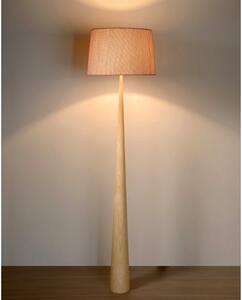 LUCIDE CONOS Floor lamp E27 H76 D48cm Light Wood, stojací lampa