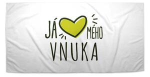 Sablio Ručník Já miluju mého vnuka - 30x50 cm