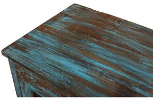 Prosklená skříňka z teakového dřeva, 71x40x93cm