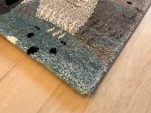 VOPI Dětský koberec KIDDO - modrý - kočičky 1 Rozměr koberce: 120x170 cm