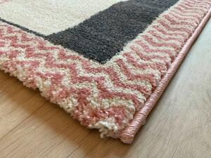 VOPI Dětský koberec Kiddo F0132 pink Varianta: 160 x 230 cm