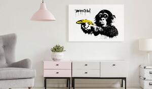 Obraz - Banksy: Opice s banánem 60x40