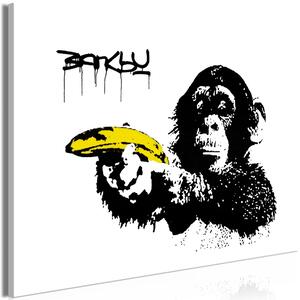 Obraz - Banksy: Opice s banánem 90x60