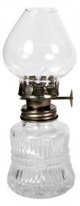 Petrolejová lampa Luna čirá, 14 cm