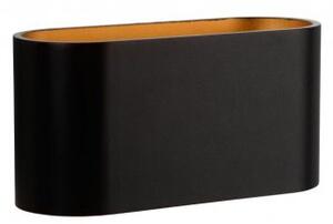 LUCIDE XERA Wall light 1xG9 H8 W8 L16cm Gold/Black, nástěnné svítidlo