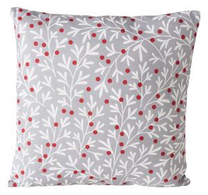 Boltze Home Collections Polštář Clara šedý s vánočním motivem