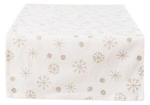 Boltze Home Collections Stolní běhoun Snowflake bílý