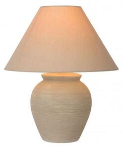 LUCIDE RAMZI Table Lamp E27 H42cm Cream, stolní lampa