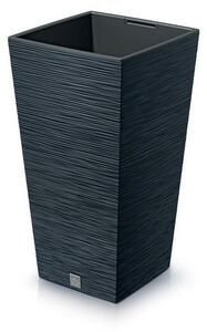Květináč FURU SQUARE 29,5 cm, antracit, 29,5 cm