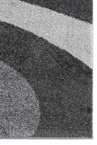 TAPISO Moderní koberec SUPER VERSO - šedý - pruhy 1 Rozměr koberce: 120x170 cm