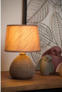 LUCIDE RAMZI Table Lamp E14 H26cm Brown, stolní lampa