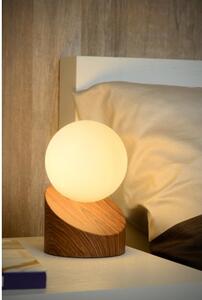 LUCIDE LEN Table Lamp G9 Dark Wood, stolní lampa