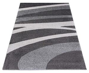 TAPISO Moderní koberec SUPER VERSO - šedý - pruhy 1 Rozměr koberce: 120x170 cm