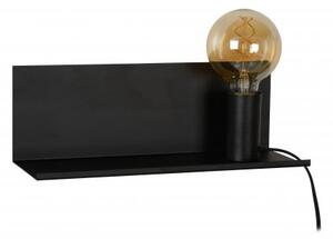 LUCIDE SEBO Wall Light E27/40W L35 W12 H12cm Black, nástěnné svítidlo