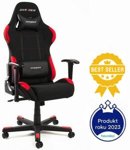 Herní židle DXRacer FORMULA - látka, černá / červená
