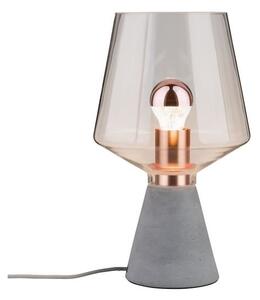 P 79665 Stolní lampa Neordic Yorik sklo / beton / měď 796.65 - PAULMANN
