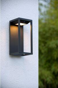 LUCIDE TENSO SOLAR Wall Light Outdoor IP54 Black, venkovní svítidlo