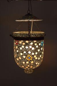 Lampa v orientálním stylu, skleněná mozaika, ruční práce, 16x16x25cm
