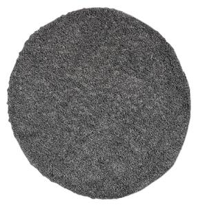 TAPISO Moderní kulatý koberec SOHO - tmavě šedý 2 Průměr koberce: 120 cm