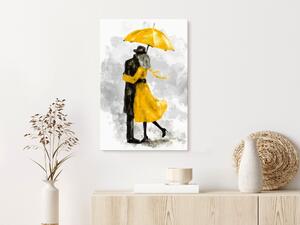 Obraz - Pod žlutým deštníkem 80x120