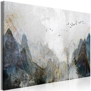 Obraz - Mlžný horský průsmyk 60x40