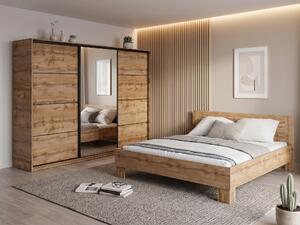 Ložnice NEJBY BARNABA PREMIUM 280 s postelí 180x200 cm s vyšším čelem, dub wotan