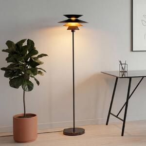OSRAM Stojací lampa Decor Element, černá, výška 145 cm, kov, stmívatelný, Černá, Obývací pokoj / jídelna, kov, Moderní