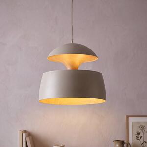 OSRAM Závěsné světlo Decor Hazel, béžové, Ø 40 cm, kov, E27, stmívatelný, Krémová / jantar, Obývací pokoj / jídelna, kov, Moderní