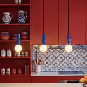 OSRAM Závěsné světlo Decor Bolty, modré, délka 66 cm, 3 žárovky, stmívatelný, Modrá, Obývací pokoj / jídelna, kov, Young lifestyle